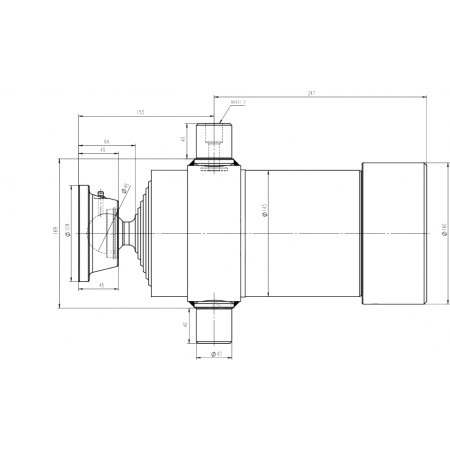 Zestaw hydrauliczny wywrotu 4,1m na 3 strony 1250